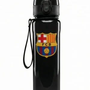 Czarny bidon FC Barcelona TRITAN o pojemności 500 ml idealny na trening