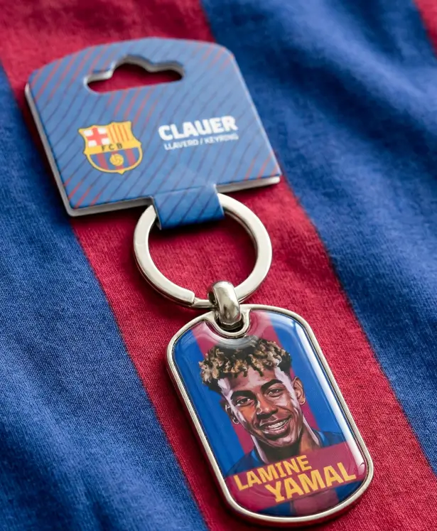 Licencjonowany breloczek gadżety Lamine Yamal FC Barcelona