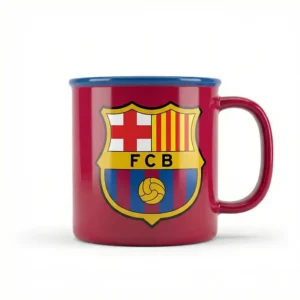 Oryginalny kubek FC Barcelona w stylu retro vintage